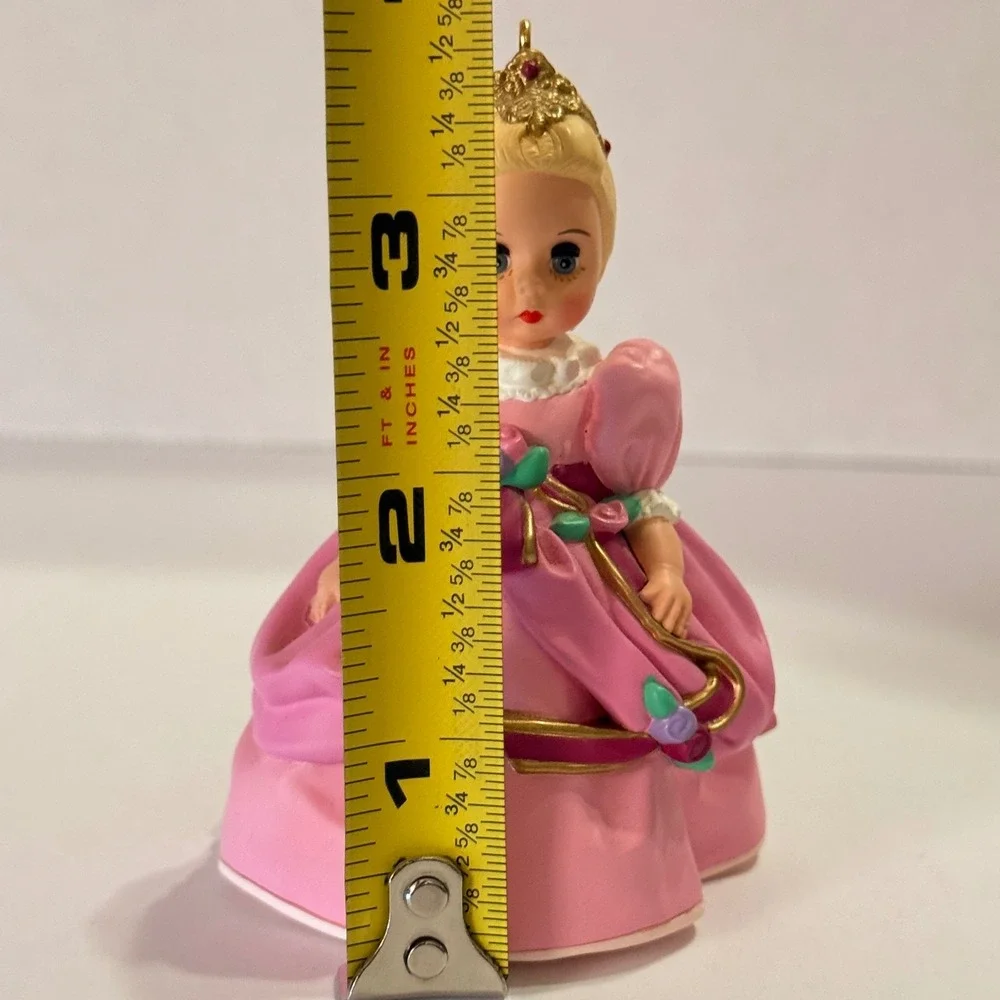 Hallmark Keepsake Ornament 1996 Madame Alexander Cinderella 1995 Doll Pink Gown